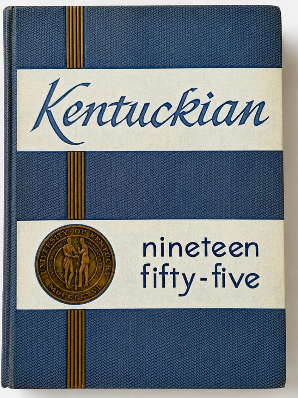 Original 1955 University of Kentucky Kentuckian hardcover yearbook